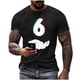thumbnail image 2 of Tops para hombre, blusas y camisas de manga corta con cuello redondo para hombre, jersey informal con cuello redondo estampado para hombre, pantalones cortos deportivos para fitness, blusa de poliéste, 2 of 5