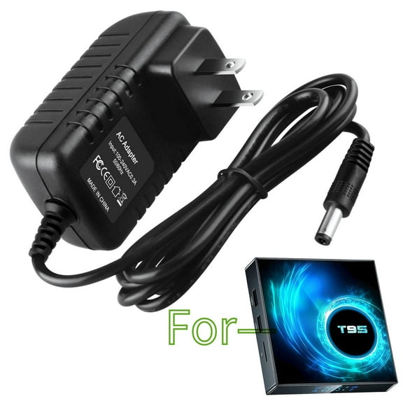 K-MAINS AC Adapter Charger Power Supply Cord Compatible With Android TV Box S912 T95 T95X T95N T95M