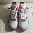 thumbnail image 3 of New Nike air Jordan 4 flame red mens shoes size 13, 3 of 5