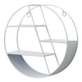 thumbnail image 1 of Floating Shelf Metal Geometric: Hanging Storage Shelf Display Shelf Wall Shelf, 1 of 9