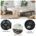thumbnail image 4 of CONCETTA Twin XL Electric Bed Frame, with 2 USB Ports and Wireless Remote Individually Adjustable Head and Foot, 4 of 5