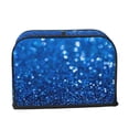 thumbnail image 2 of Yiaed A Blue Glitter Print Two Slice Bread Machine Cover, Universal Size Kitchen Appliance Cover for Bread Machine,Bread Machine Cover, 2 of 7