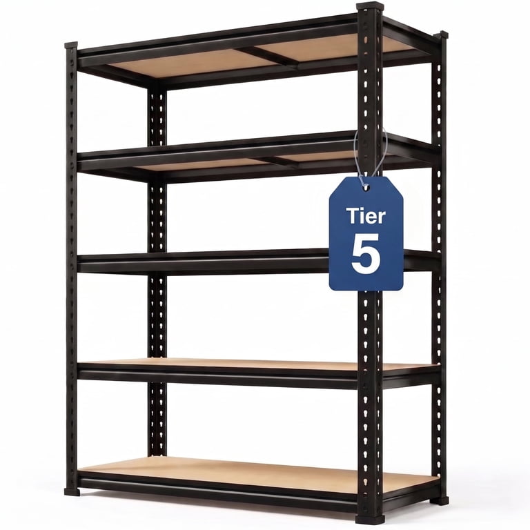 TrumanPick 5-Tier Adjustable Garage Shelves, 1600 lbs Capacity photo 1