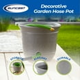 thumbnail image 2 of Suncast CPLHPL100 5 Gallon Resin Pot for 300' Expandable Hose Gray (2 Pack), 2 of 12