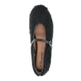thumbnail image 4 of No Boundaries Women's Faux Shearling Mary Jane Flats, 4 of 5