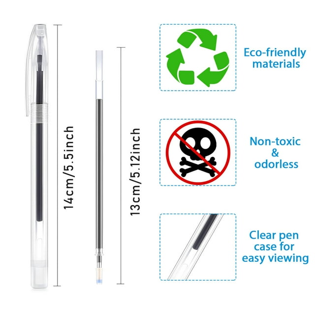 Maytalsory Plastic Erasable Fabric Marker For DIY Projects And Gift Making Suitable For All Fabric Types 1Set