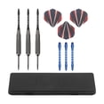 thumbnail image 2 of Throwing Darts, Metal Tip Darts Enhanced Control Knurled and Grooved 3PCS Professional with Storage Box for Beginners for Bar, 2 of 8