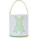 thumbnail image 1 of MONOBLANKS - Cesta de conejito de Pascua, bolsa de conejo para cazar huevos de Pascua, decoración de caramelos (verde (ola)), 1 of 3