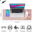 thumbnail image 5 of Professional-Grade Pink Mouse Pad & XXL Desk Pad – 31.5x11.8 inches Desk Mat with 3 Levels, Perfect for Computer Keyboards and Home Office Work, 5 of 7