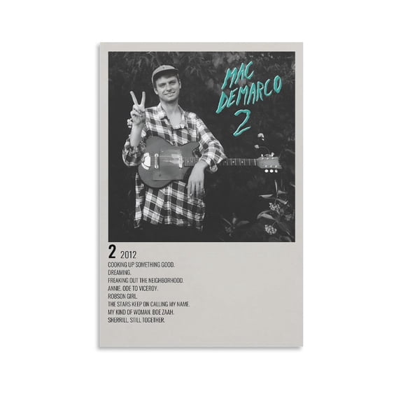 Mac Demarco 2 Poster 3 Posters Art Print Wall Photo Paint Poster Hanging Picture Family Bedroom Decor Gift 12x18inch(30x45cm)