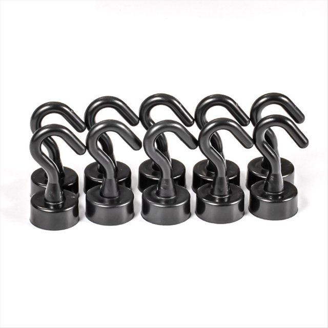20 Piezas Magnéticos Gancho Magnético de Pared Sin Perforaciones para Llaves Colgador para Colgar Abrigos Cocina Nevera Baño Organizador de Oficina