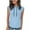 Blue, variant on Chbgutlmr Going Out Tops for Women Sleeveless Drawstring Hooded Style Pullover Loose Solid Color Casual Fashion Top