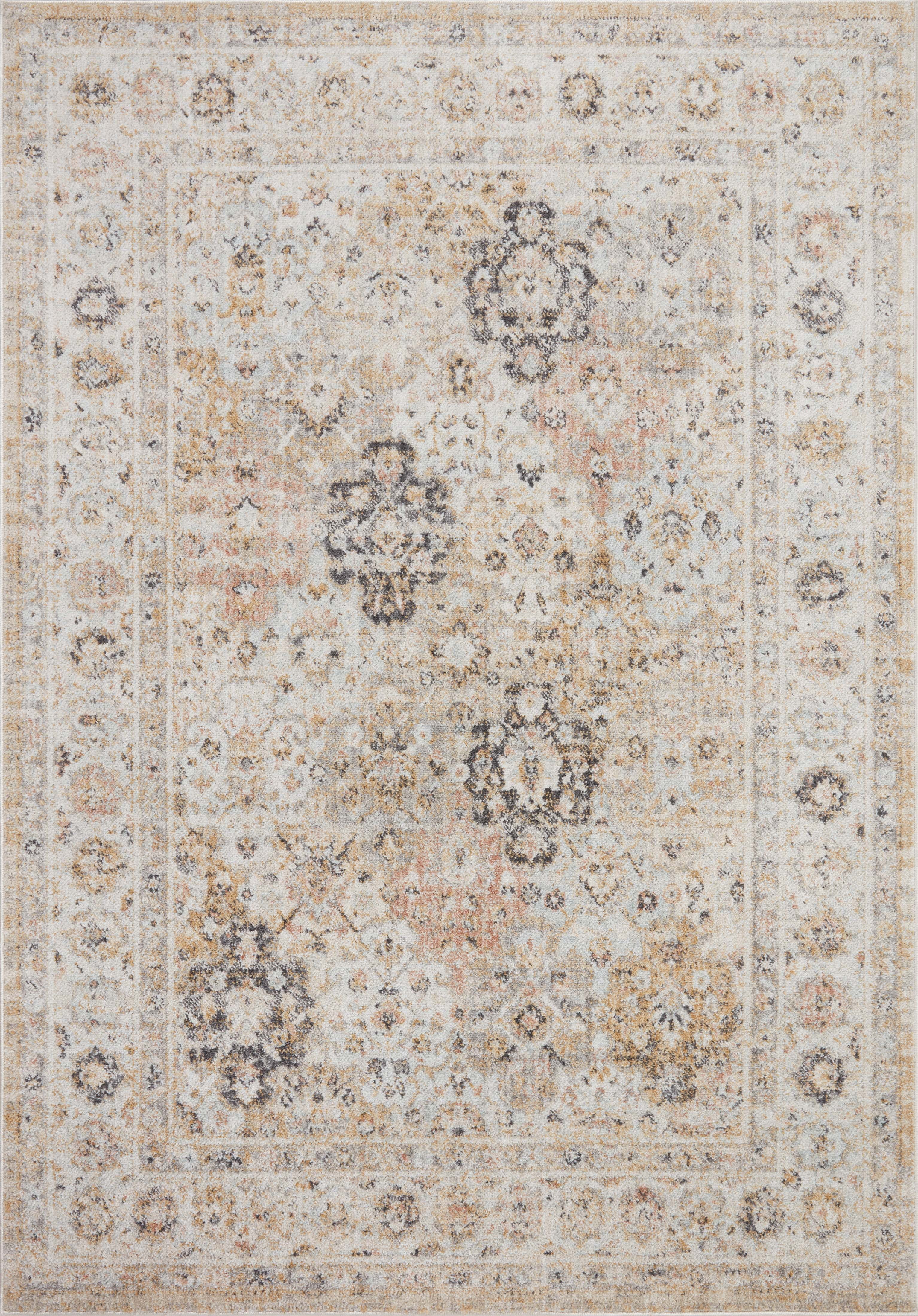 Loloi Monroe Beige / Multi 18" x 18" Sample Rug