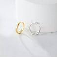 thumbnail image 3 of QQTDFG Simple Thin Band Ear Cuff Sterling Silver No-piercing Earring A1674-Silver - 1 pair of cuffs, 3 of 6