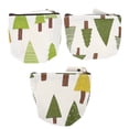 thumbnail image 1 of MasteelfCA 6pcs Cotton Linen Coin Purse Forest Pattern Wallet Adorable Change Storage Bag, 1 of 8