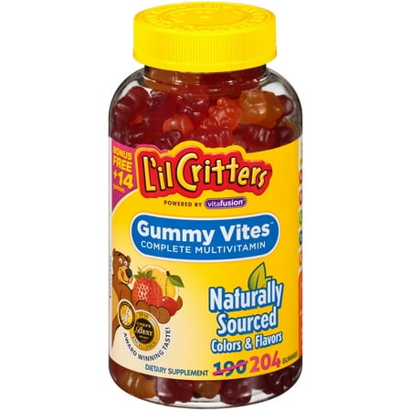 L'il Critters Gummy Vites Complete Multivitamin, 204 Count