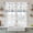 White, variant on Vintage Colorful Butterfly Tier Curtains 24 Inch Length, Watercolor Butterflies Farmhouse Cafe Short Curtains for Bathroom Over Sink, Small Kitchen Curtain Light Filtering Drapes 2 Panels 27.5"Wx24"L