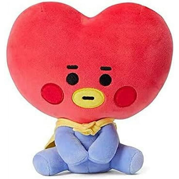 Lerion Cartoon Pillow for Kids,Pillow Doll Small Plush Puppets,Baby Series Character Cute Small Plush Stuffed Animal Figure Doll (Tata,12cm
