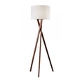 thumbnail image 1 of 20" X 20" X 63" Walnut Wood Floor Lamp, 1 of 3