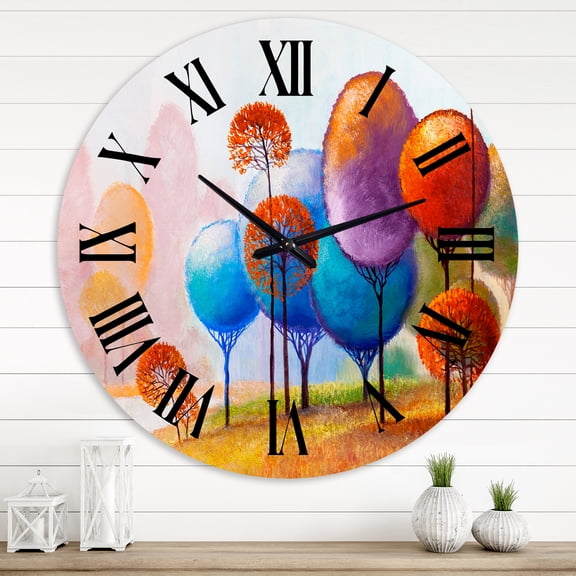Designart 1 in Quartz Traditional Wall Clock