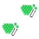 thumbnail image 2 of Speravity Paquete de 20 tapas de tuercas de rueda de coche, repuesto de tapa de cabeza de tornillo de cubo automático antioxidante 17-21mm a prueba de Type2 NO2 Speravity CBP192682, 2 of 6