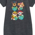 thumbnail image 2 of Paw Patrol - Heart Earth - Toddler And Youth Girls Fleece Dress, 2 of 5