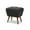Grey, variant on Baxton Studio Petronelle Mid-Century Modern Greyish Beige Fabric Upholstered Walnut Brown Finished Wood Ottoman