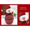 thumbnail image 4 of Tarmeek Christmas Decorations Creative Christmas Decoration Gift Bag Children Knitted Bunch Mouth Fruit Bag Candy Bag Christmas Gift Bag Xmas Tree Ornaments, 4 of 6
