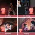 thumbnail image 4 of Luz de noche de fresa, linda luz de noche de silicona, luz de noche para niños, luz de noche LED, recargable por USB, control táctil de 3 modos (rosa), 4 of 5