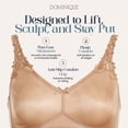 thumbnail image 4 of Dominique Women’s Jillian Wire-Free Minimizer Bra #6800 – Seamless Full Figure Wireless Bra - Lingerie for women, 4 of 6