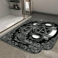thumbnail image 2 of 1pc Pentagram Absorbent Non-Slip Bathroom Thickened Flannel Rug Decor,Soft,Quick Drying,Suitable For Indoor/outdoor Use,Bathrooms,Bedrooms,Kitchens,Terrace,Laundry Rooms,16"x24", 2 of 9