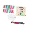 thumbnail image 4 of Juguetes de cordones para niños, juguetes de cordones Montessori, juguetes de enhebrado, actividad creativa de integración sensorial para niños, edade, 4 of 9