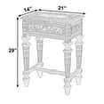 thumbnail image 7 of Butler Specialty Company Rashmi 21"W Rectangular Teak & Bone End Table - Brown, 7 of 7