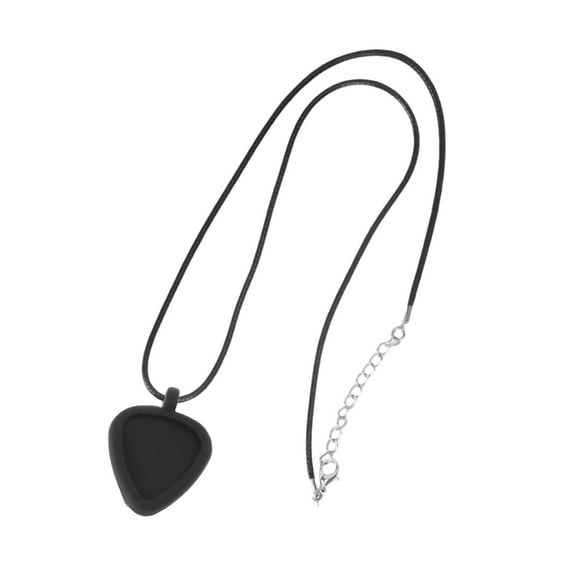 Silicone Guitar Pick Holder Necklace Bass Ukulele Accessories Storage Musical Jewelry with Pick Holder for Guitarists