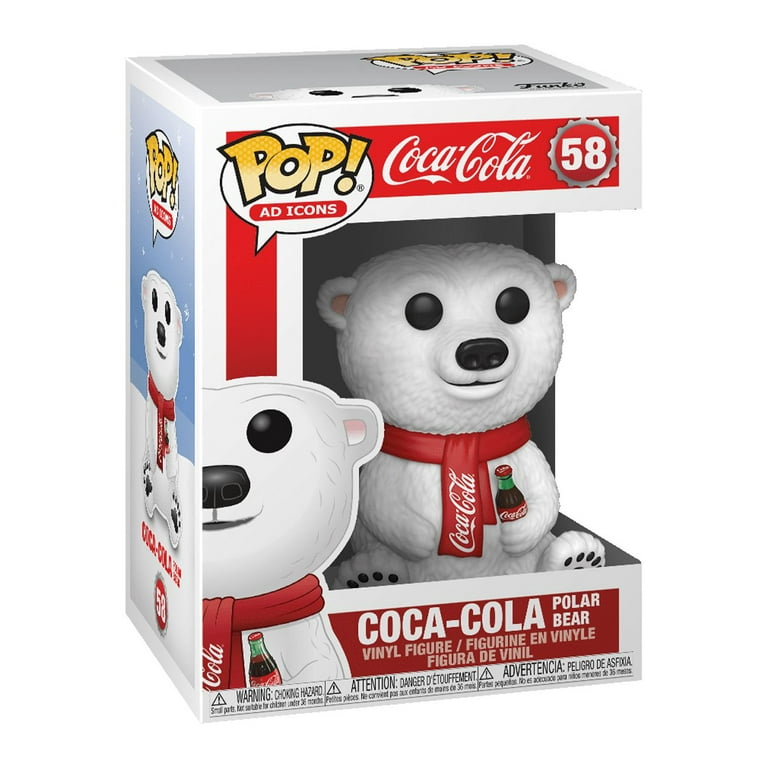 Funko Pop! Ad Icons Coca Cola Polar Bear Funko Shop Limited Editon 10 inch  Figure #59 - US