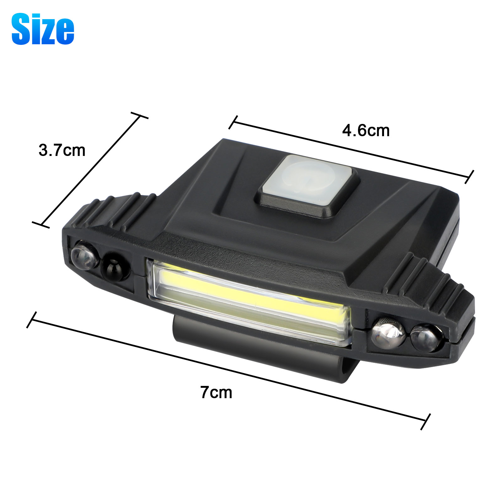 Hat Light USB Rechargeable LED Headlamp 