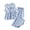 Blue, variant on Girls 2 Piece Outfits Vertical Stripe Tie Front Sleeveless Vest and Elastic Waist Wide Leg Pants, Kids Summer Casual Peplum Matching Outfit for Daily Loungewear(Blue,15-16 Years)