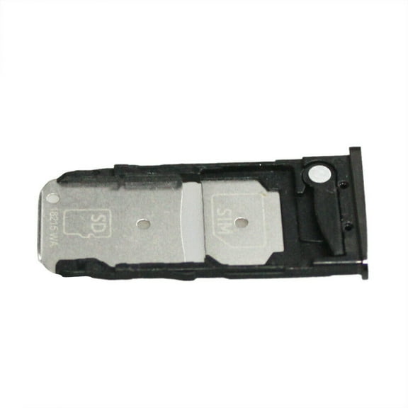 Replacement Sim   Micro SD Card Tray Compatible With Motorola Moto Z3 Play - Black
