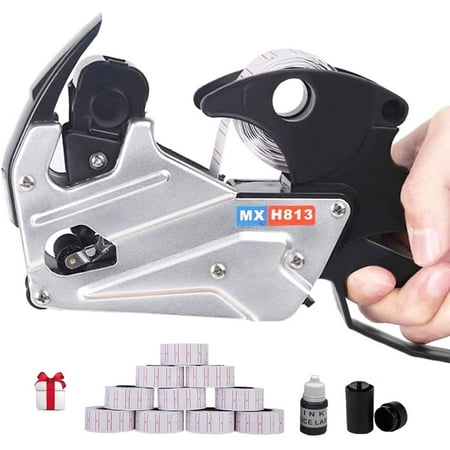 Price Tag Gun For Clothing Tags -Price Stickers-Expiration Date Stamp-Gun Stickers, MX-H813 Date Sticker Gun, 1 line