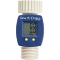 thumbnail image 3 of Medidor de Flujo de Agua Save a Drop P3 Azul | Mide el Consumo en Galones de una Manguera de Jardín Exterior | Ayuda a Conservar Agua, 3 of 4