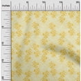 thumbnail image 1 of oneOone Silk Tabby Fabric Leaves & Floral Block Print Fabric By Yard 42 Inch Wide, 1 of 4