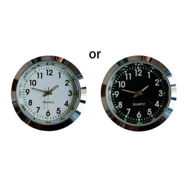 Zeiwohndc Mini Clock Insert Round Quartz Clock Movement Clock Dial Bezel Arabic Numerals