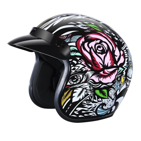 Casco de moto Daytona Helmets 3/4 Shell Open Face DOT