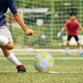 thumbnail image 3 of Transemion Training Soccer Ball For Professional With Enhanced Foot Feel Outstanding White and yellow, 3 of 6