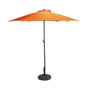 Northlight 7.5' Outdoor Patio Market Umbrella with Hand Crank - Orange