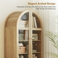 thumbnail image 4 of HOMCOM Arched Kitchen Pantry Cabinet, 71" Tall Kitchen Storage Cabinet, 4 of 8