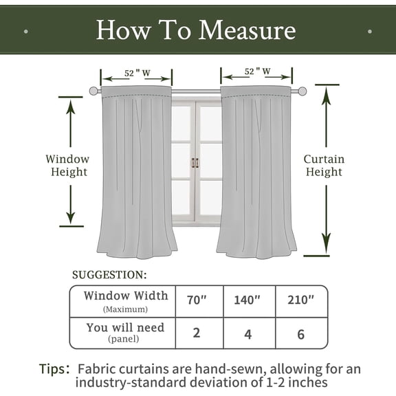 Olive Green Velvet Curtains for Living Room 102 Inch Length, Room Darkeing Blackout Panels Luxury Thermal Insulated Back Tab and Rod Pocket Window Drapes for Bedroom, 2 Panels, 52 x 102 Inch