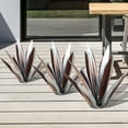 thumbnail image 3 of Giunmcul up to 45% Off 11“ Metal Art Tequila Sculpture Garden Yard Sculpture Home Decor 9 leaves, 3 of 5