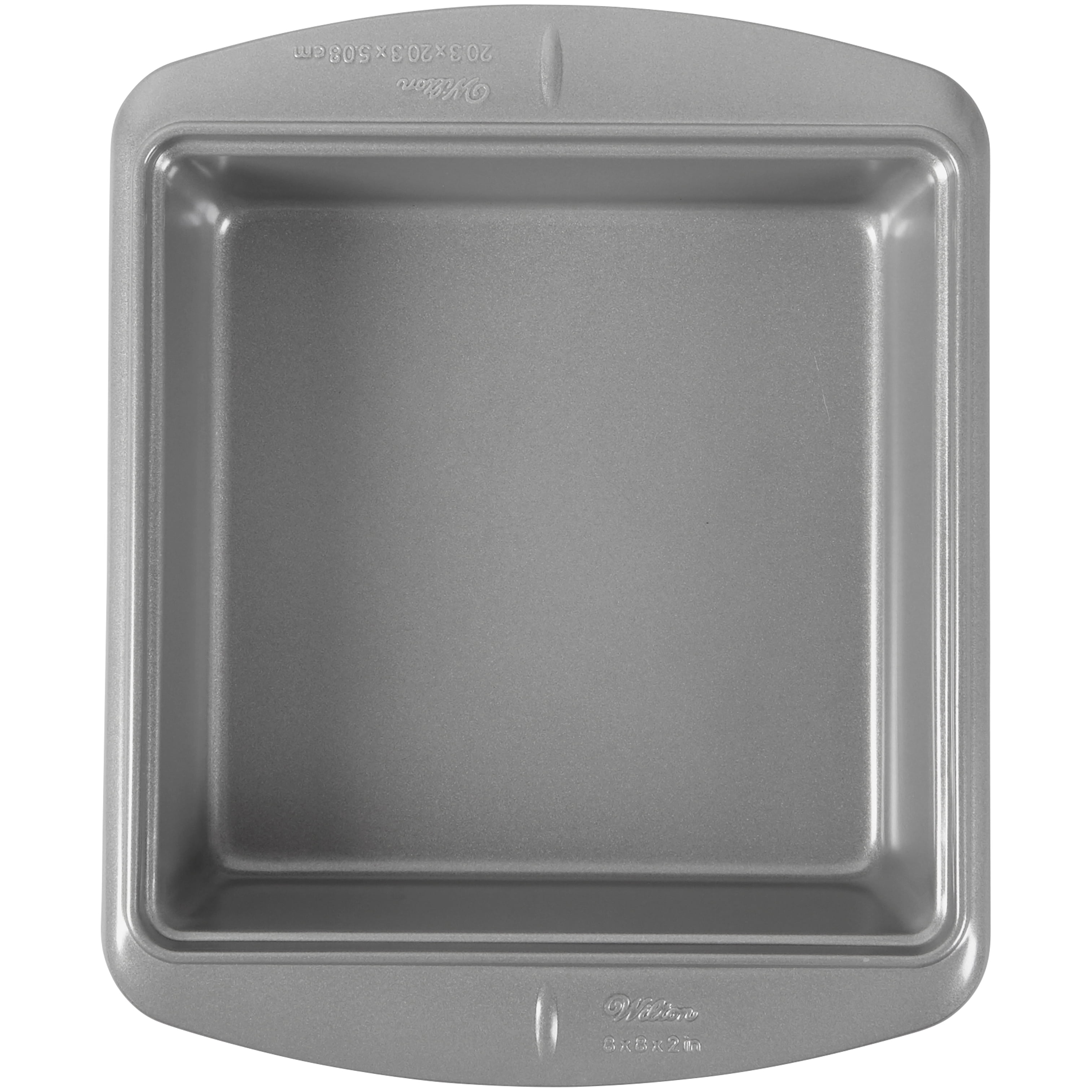 Wilton EverGlide NonStick Coated Metal Square Cake Pan, 8Inch