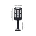 thumbnail image 2 of 2pcs Hallway Waterproof 3 Modes Super Bright Energy Saving Yard Solar Wall Light, 2 of 3